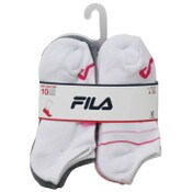 Wholesale - 10pk FILA LOGO LOCKUP HC NS SOCKS SIZE 9-11, UPC: 193159268688